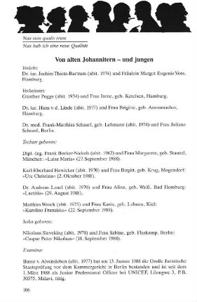 Von alten Johannitern - und jungen