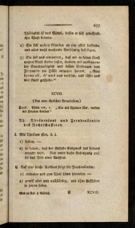 257-268, Abschnitt XCVII.-XCIX.