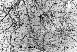 Ruhland-Arnsdorf. Karte, 1:100.000