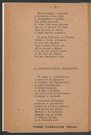 La constitución argentina