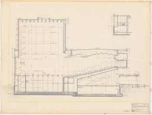 Schauspielhaus, Wuppertal: Längsschnitt 1:50
