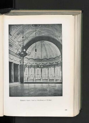 Saal im Schießhaus zu Weimar.