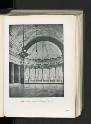 Saal im Schießhaus zu Weimar.