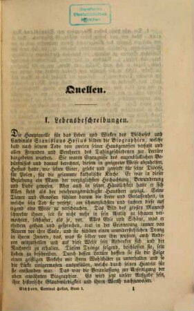 Der ermländische Bischof und Cardinal Stanislaus Hosius, 1. Von seiner Geburt bis zur Erlangung der Cardinalswürde