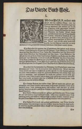 Das Vierde Buch Mose.