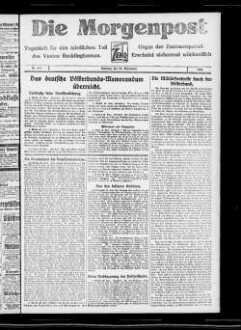 Die Morgenpost. 1924-