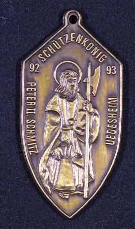 Orden Schützenkönig Neuss-Uedesheim 1992/93 Peter Schmitz