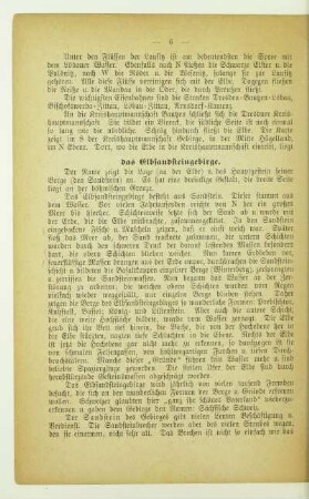 Das Elbsandsteingebirge