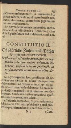 Constitutio II.