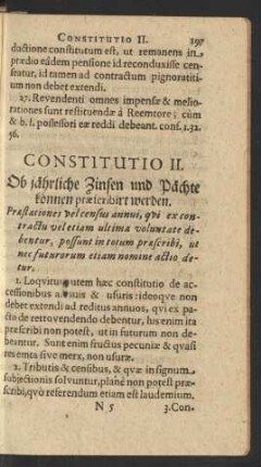 Constitutio II.