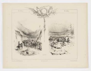 Kavalleristen und Soldaten, Blatt 40 der Folge "Gutes und Böses"