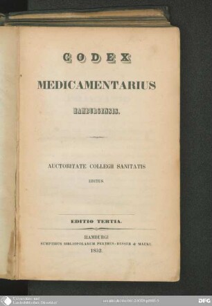 Codex medicamentarius Hamburgensis