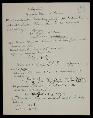 § 1. Allgemeines über Algebraische Kurven.
