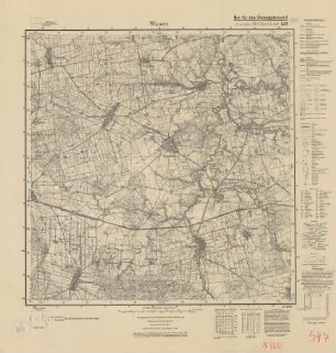 1885 (alte Nr.: 547) Wusen, Meßtischblatt (4cm - Karte)