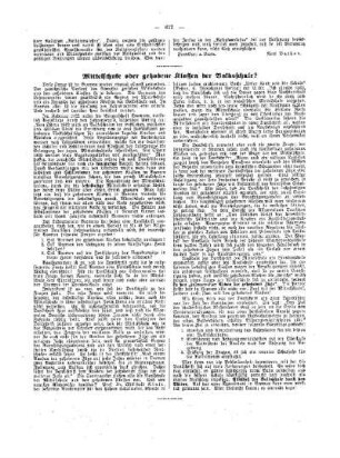 Mittelschule oder gehobene Klassen der Volksschule?