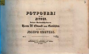 Potpourri für die Zither op. 3