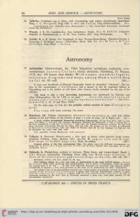 Astronomy (No. 77 - 86)