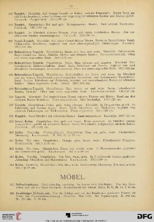 Möbel (Nr. 265-298)