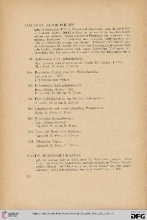 Hardy, Bernhard Kaspar (Nr. 106)