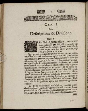 Cap. I. De Descriptione & Divisione.