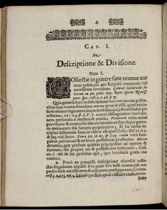 Cap. I. De Descriptione & Divisione.