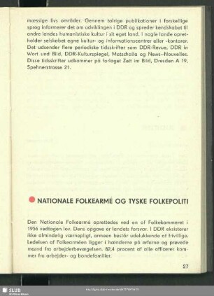 Nationale Folkearmé Og Tyske Folkepoliti