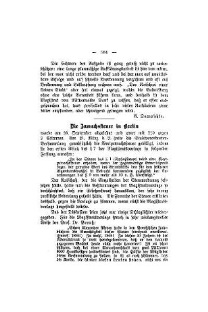 Die Zuwachssteuer in Berlin