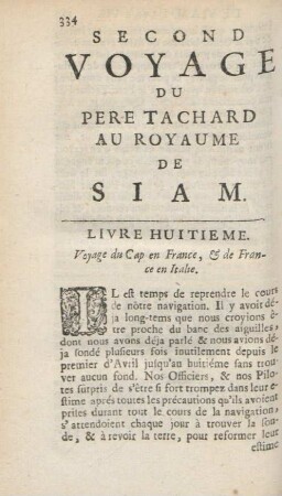 Livre huitième. Voyage du Cap en France, ...