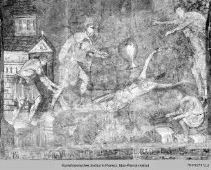 Apsisausmalung : Martyrium des heiligen Vincenzo