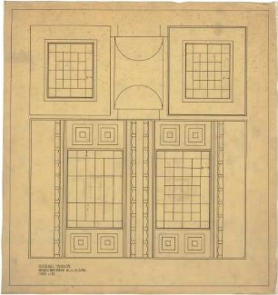 Billing, Hermann; Mannheim (Baden-Württemberg); Kunsthalle - Räume 10,11, 12, Gang, Decken (Ansicht)
