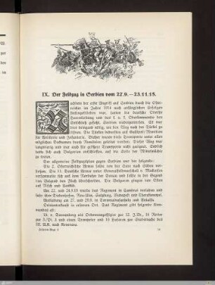 IX. Der Feldzug in Serbien