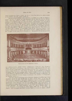 Zuschauerraum des alten Hoftheaters in Weimar