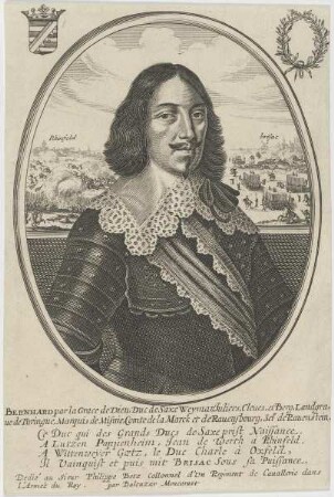 Bildnis des Bernhard, Duc de Saxe
