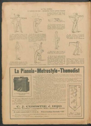 La gimnasia en casa - Ejercicios físicos sistema Sandow