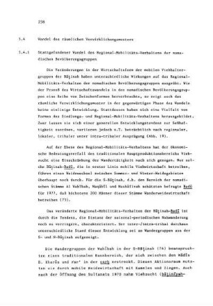 5.4 Wandel des räumlichen Verwirklichungsmusters