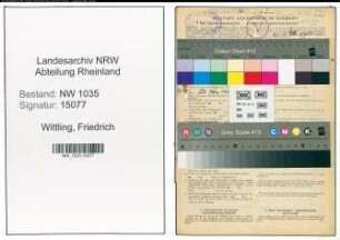 Entnazifizierung Friedrich Wittling , geb. 10.07.1895 (Steiger)
