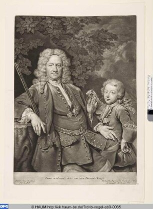 Carl Benedikt Geuder von Heroldsberg mit Sohn Johann Adam Rudolf Karl