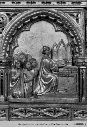 Paliotto mit Szenen aus dem Alten und Neuen Testament : Opferung des Passahlamms