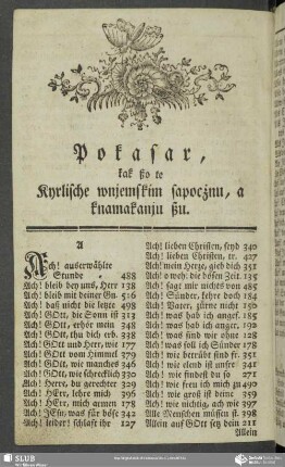 Pokasar, kak ßo te Kyrlische wnjemskim sapocżnu, a knamakanju ßu