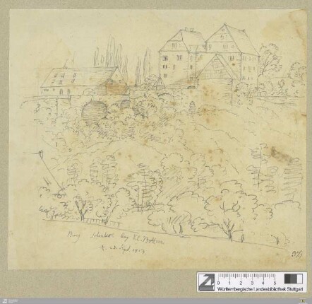 Burg Schaubeck bey Kl. Bottwar : 23. Sept. 1813