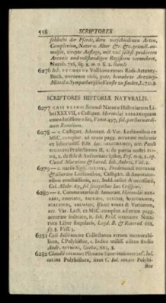 Scriptores Historiae Naturalis