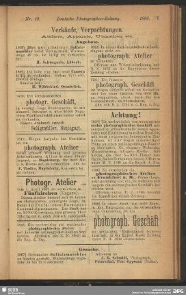 Verkäufe, Verpachtungen
