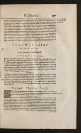 Psalmus LXIIII.