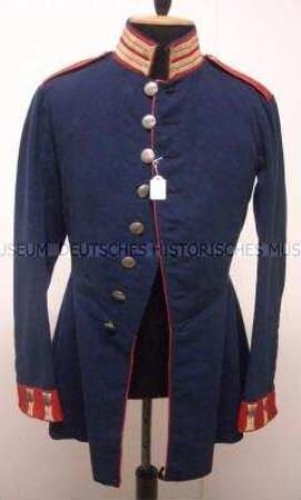 Waffenrock (Probe) für Mannschaften, 2. Garde Dragoner-Regiment, 4. Eskadron
