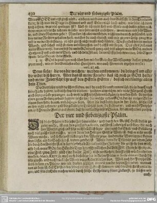 Der vier und siebenzigste Psalm