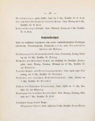 26-28, Rechtswissenschaft