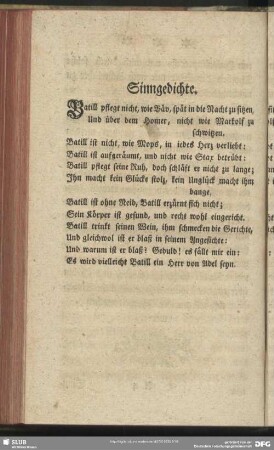 Sinngedichte