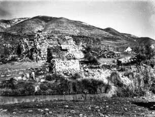 Ruine : Runie eines Römerbades bei Tibrias.