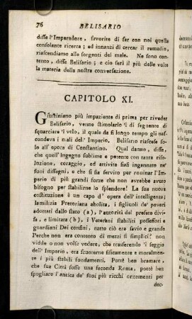 76-85, Capitolo XI.