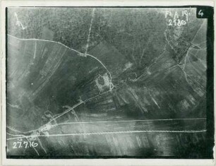 Foto des Geländes östlich von Haudiomont (Luftbild)